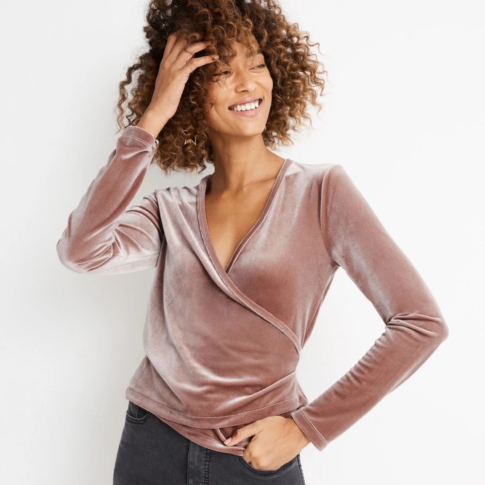 • nwt women’s madewell wrap around blouse •